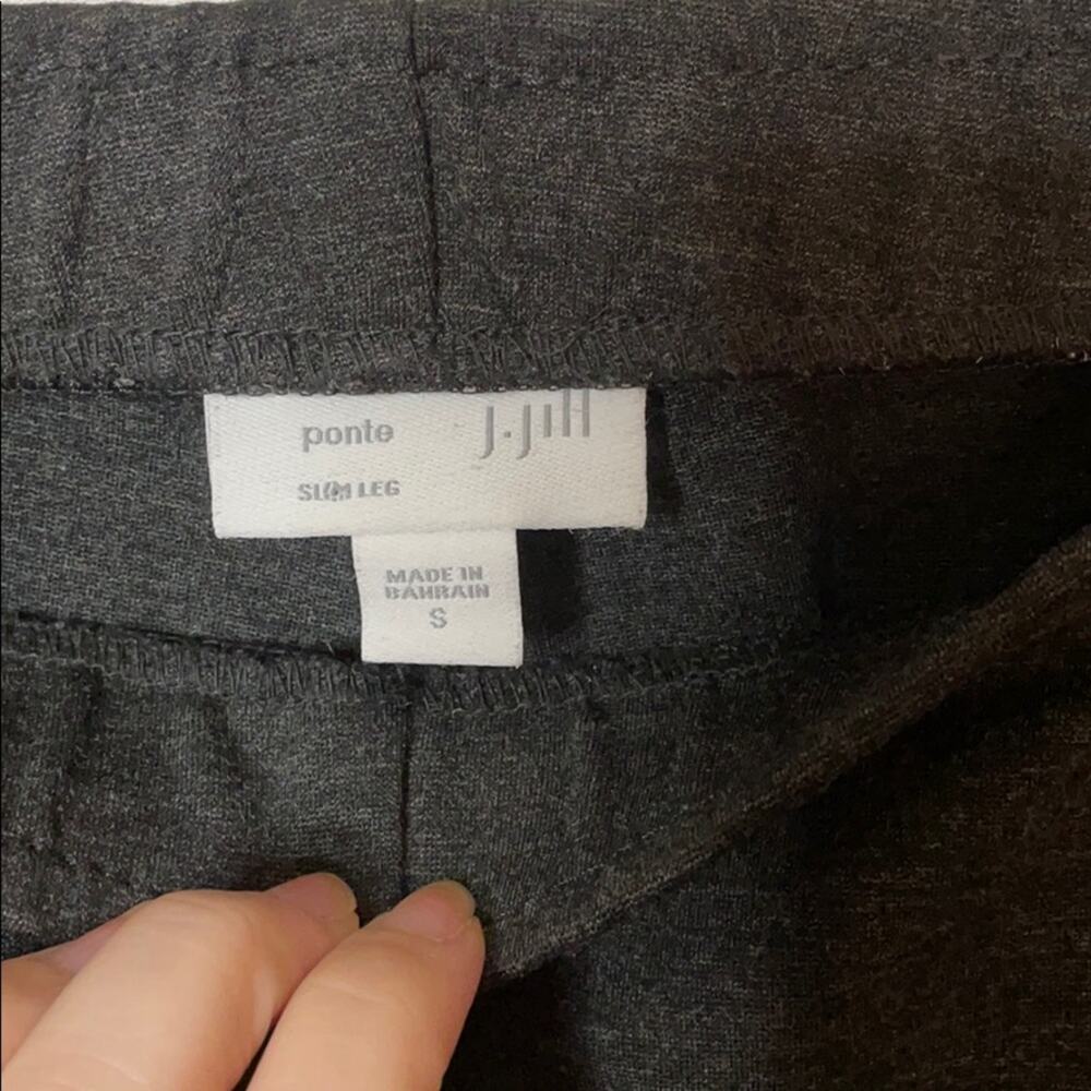 J. Jill Ponte Slim leg pant gray small - Picture 6 of 6
